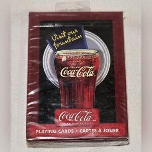 Coca-Cola Red and White Playing Cards